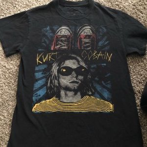 Kurt Cobain Black T-Shirt